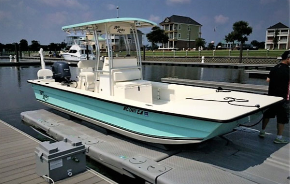 Floating Heavy Boat Ports Titusville floating boat lift 