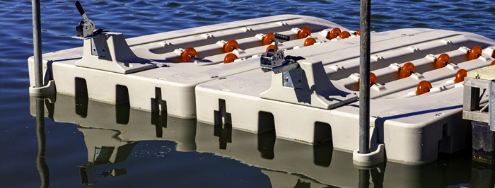 Connect-a-Port XL6 drive-on jet ski dock sold by Florida Docks - in Miami 