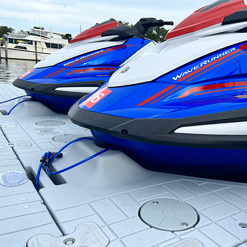 Snap Port drive-on jet ski dock sold by Florida Docks - in Tampa 