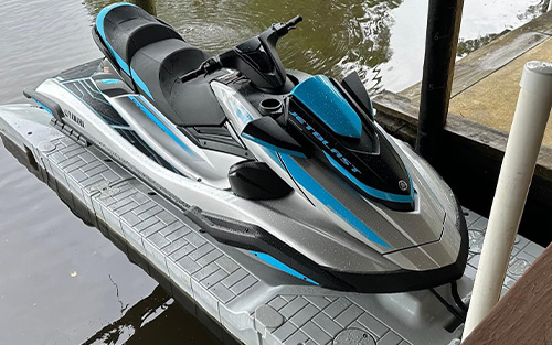 Snap Port drive-on jet ski dock sold by Florida Docks - in Tampa 