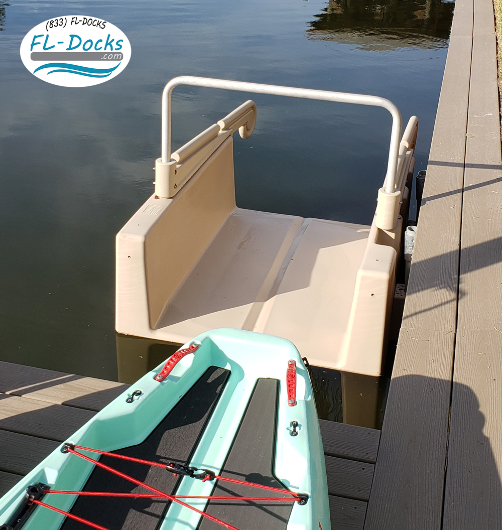 Kayak and Canoe Launch Docks in Vero Beach by Florida Docks | kayak canoe floating dock
